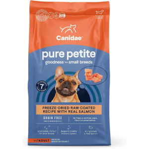 Canidae Pure Grain Free Petite Small Breed Limited Ingredient Diet Raw Coated with Fresh Salmon Dry Dog Food