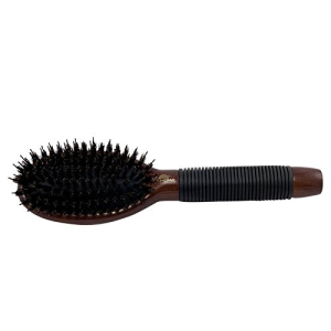 Kenchii Boar and Nylon Bristle Dog/Cat Grooming Brush with One-Piece Maple Body-Choose Size Large
